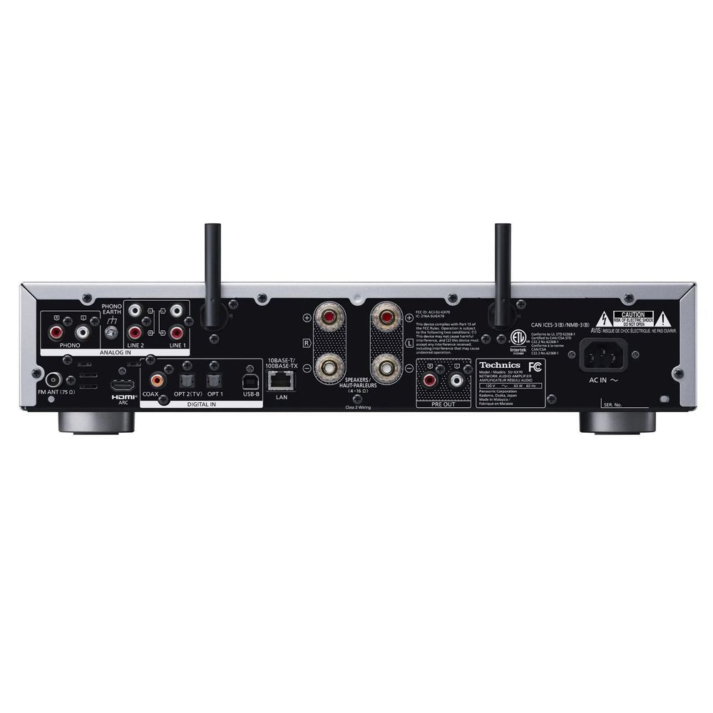 Technics SU-GX70 wzmacniacz, przedwzmacniacz i streamer