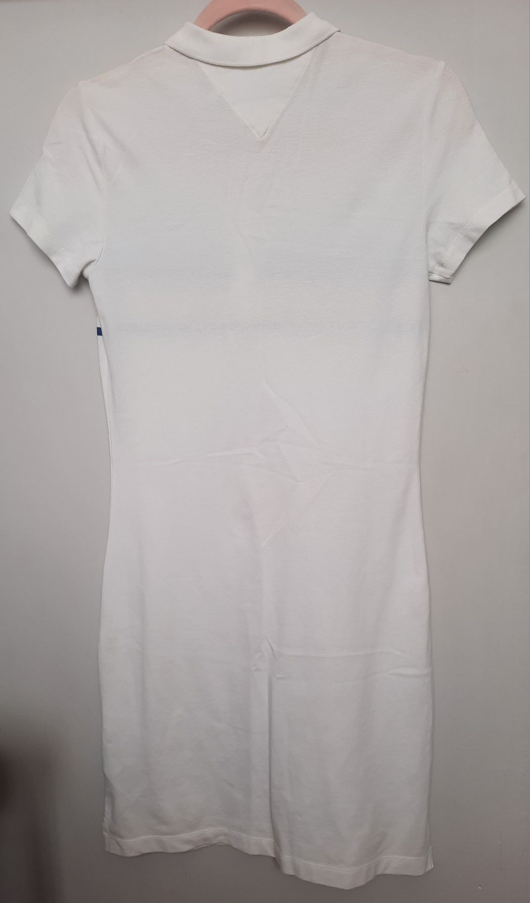 Tommy Hilfiger biała sukienka polo M 38