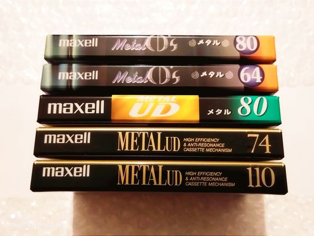 Аудиокассеты MAXELL METAL Japan market аудио кассеты