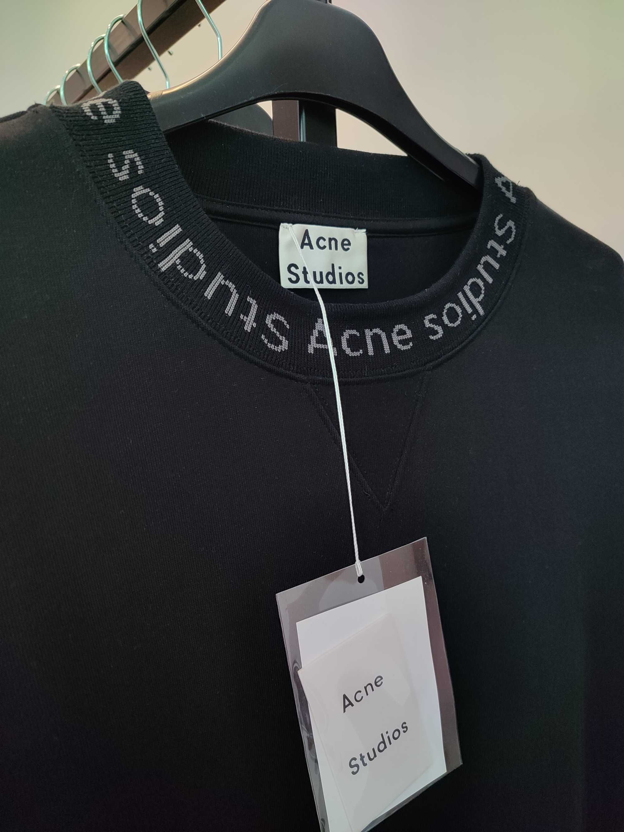 Світшот Acne Studios Flogho Crew Sweat Black