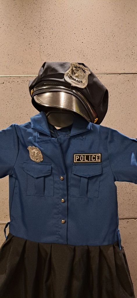 Strój przebranie kostium policjantka