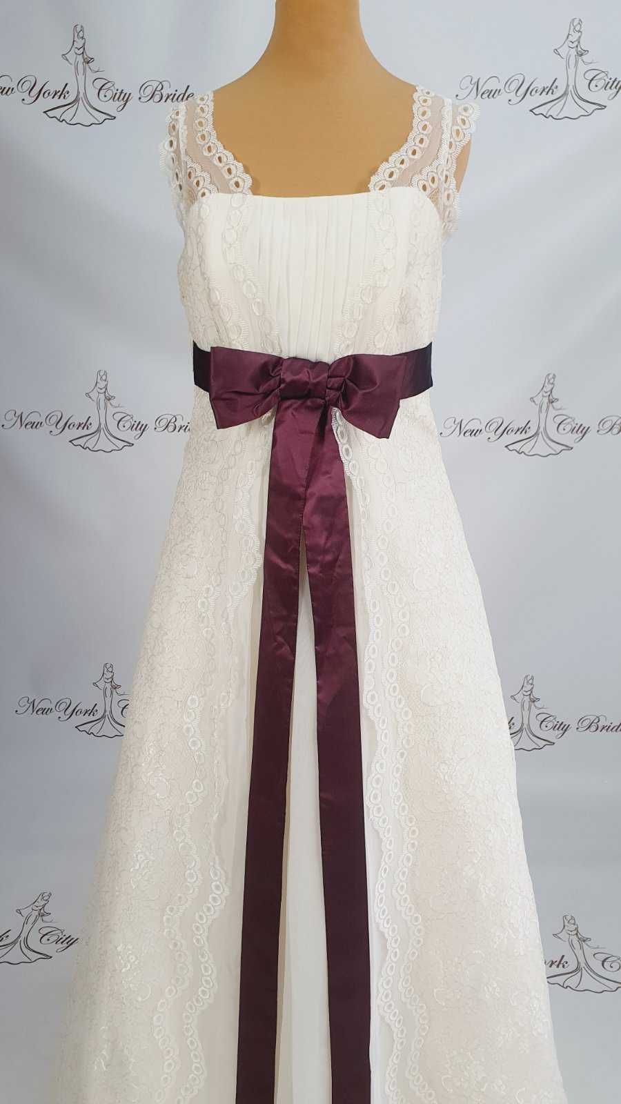 Весільна сукня кольору айворі 48 розміру