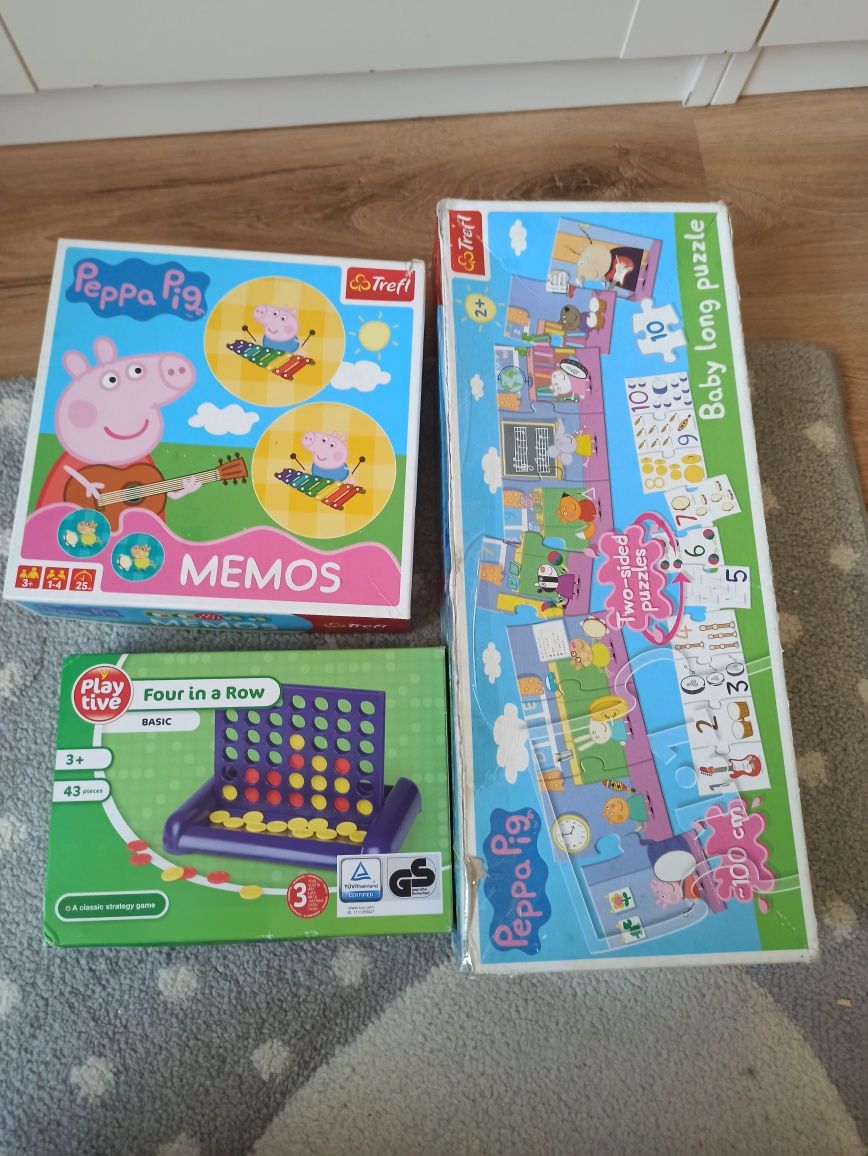 Memory i puzzle świnka Peppa, gra