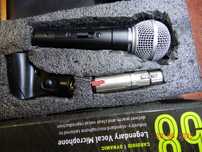 mikrofon Shure SM58 z włącznikiem