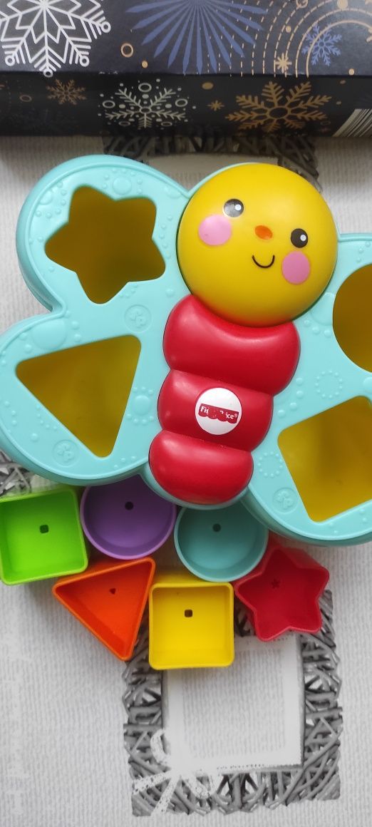 Sorter klocków Fisher Price Motylek