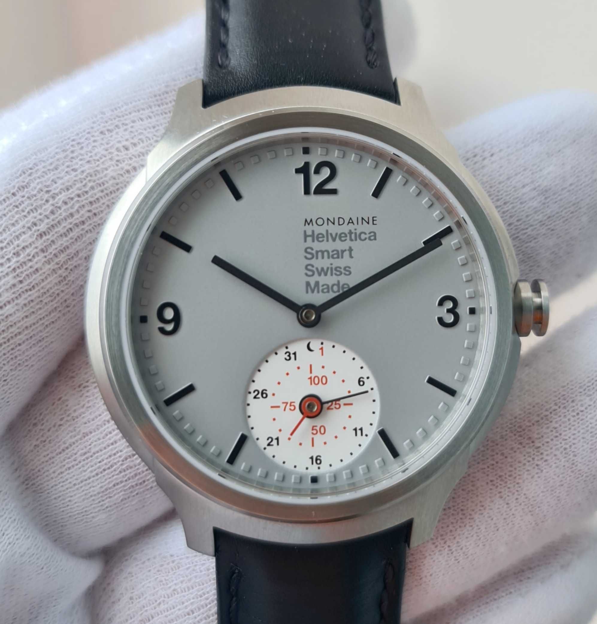 Чоловічий смарт годинник Mondaine Watch Smartwatch Swiss Sapphire нови