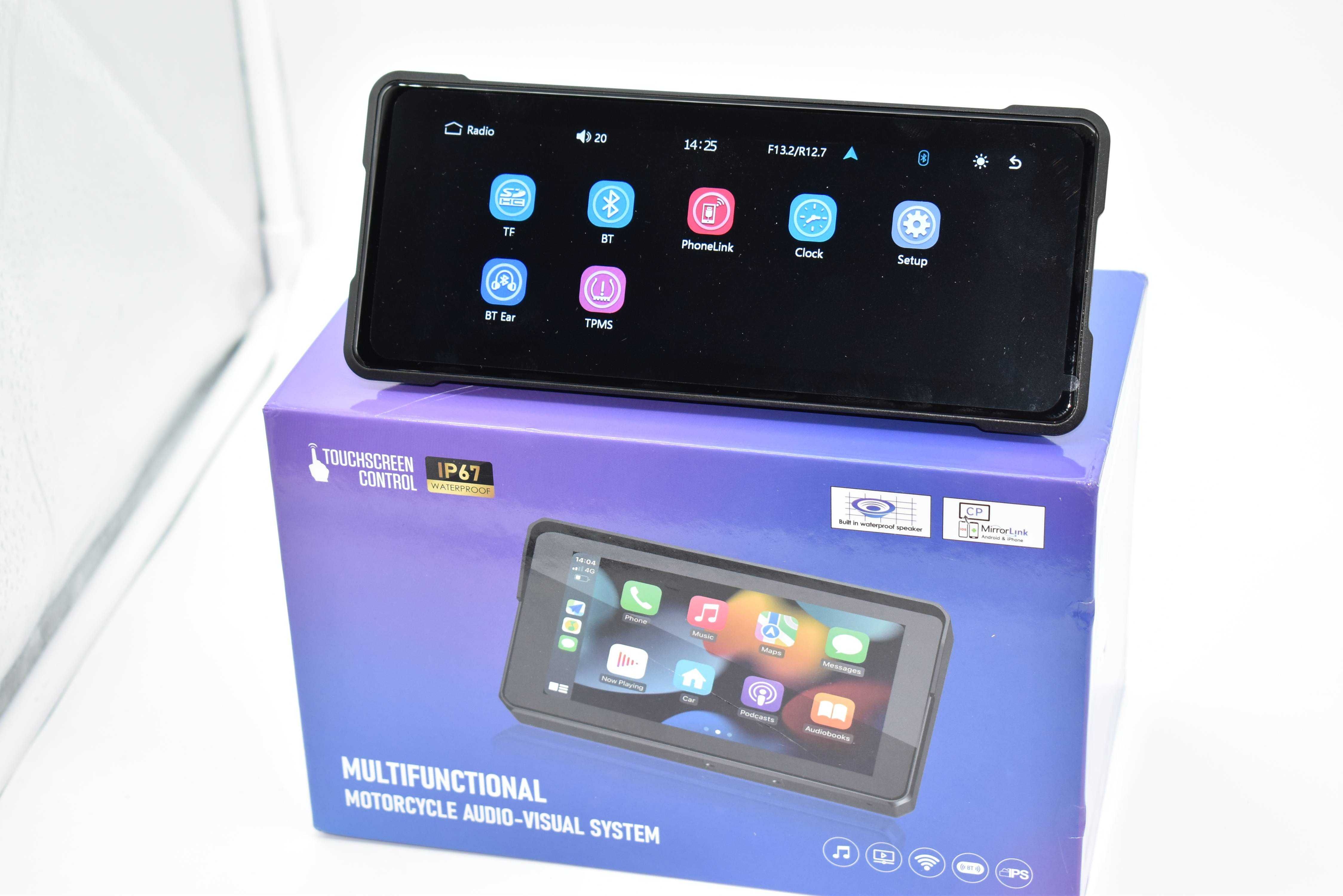Ecrã Táctil CarPlay e Android Auto Sem Fios para Moto – Carplay Mota