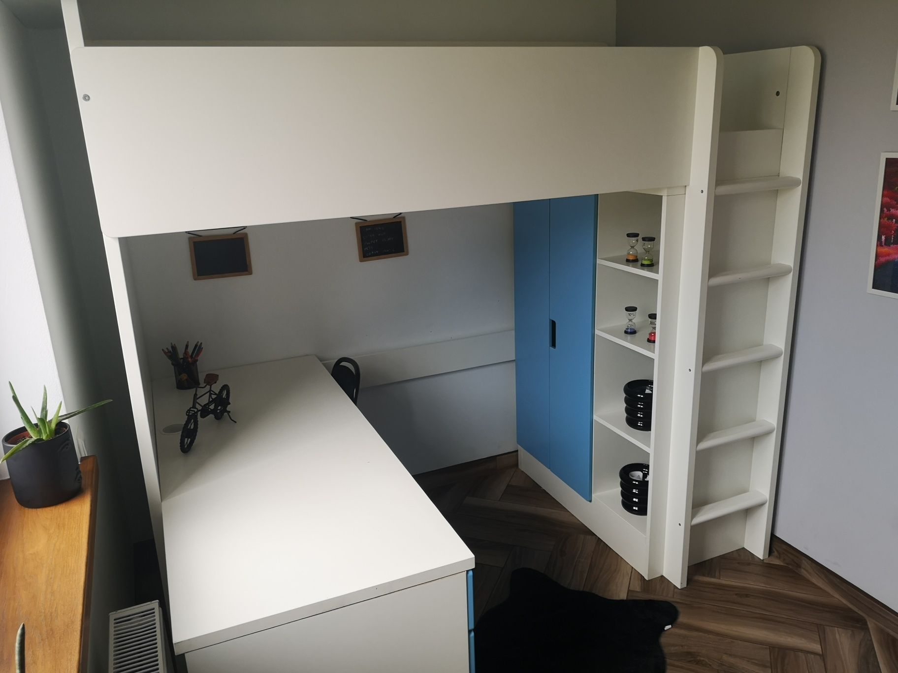 Antresola, łóżko piętrowe IKEA stuva