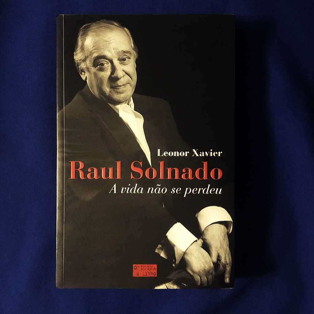 Biografia RAUL SOLNADO A VIDA NÃO SE PERDEU (autografado pela autora)