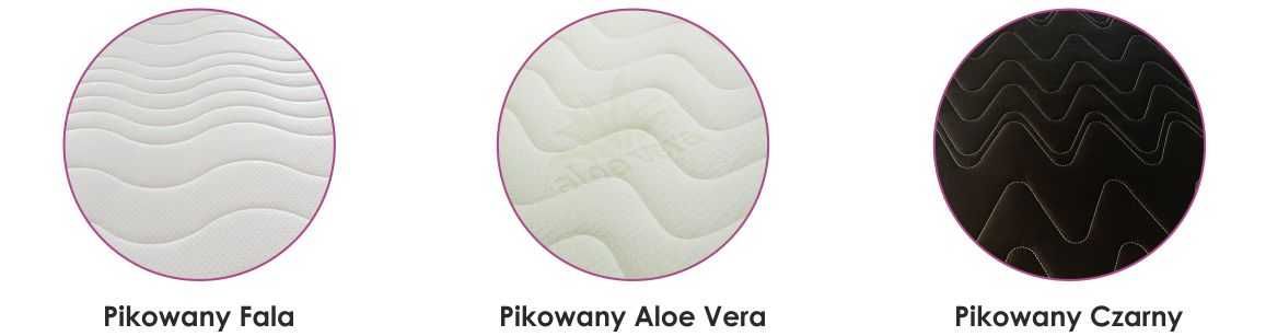 Materac piankowy Aloe Vera 140x200x8 cm H3 Średniotwardy