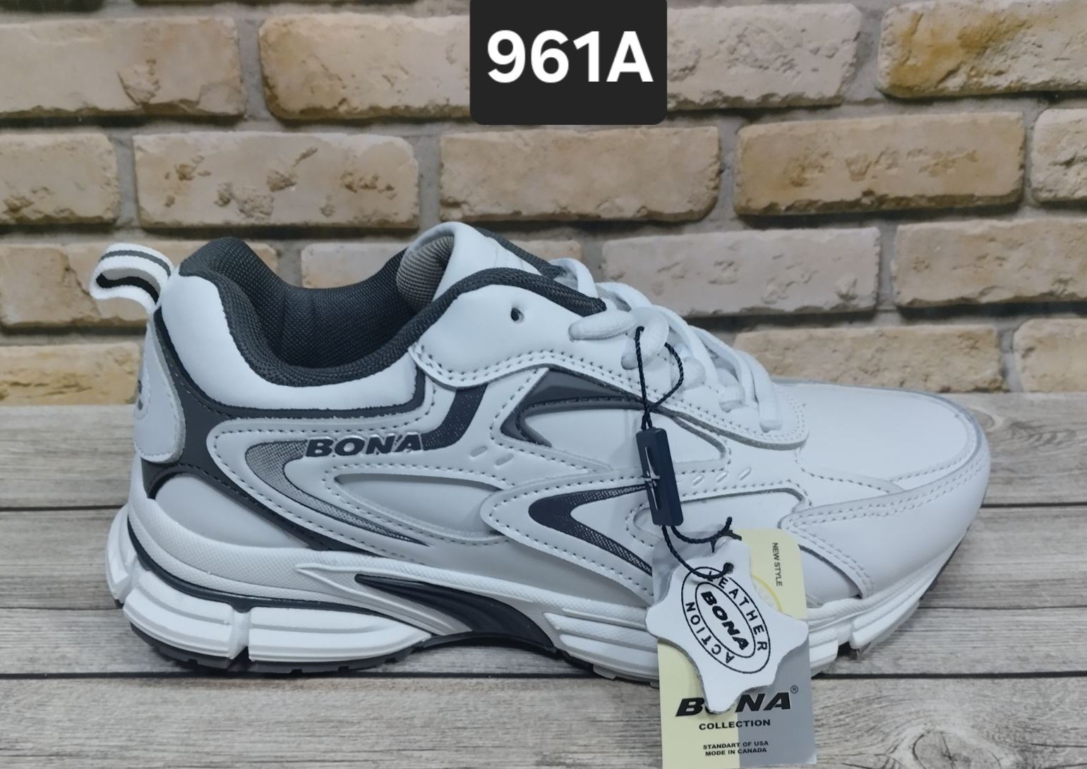 Белые кожаные кроссовки Bona 961А 37-41р