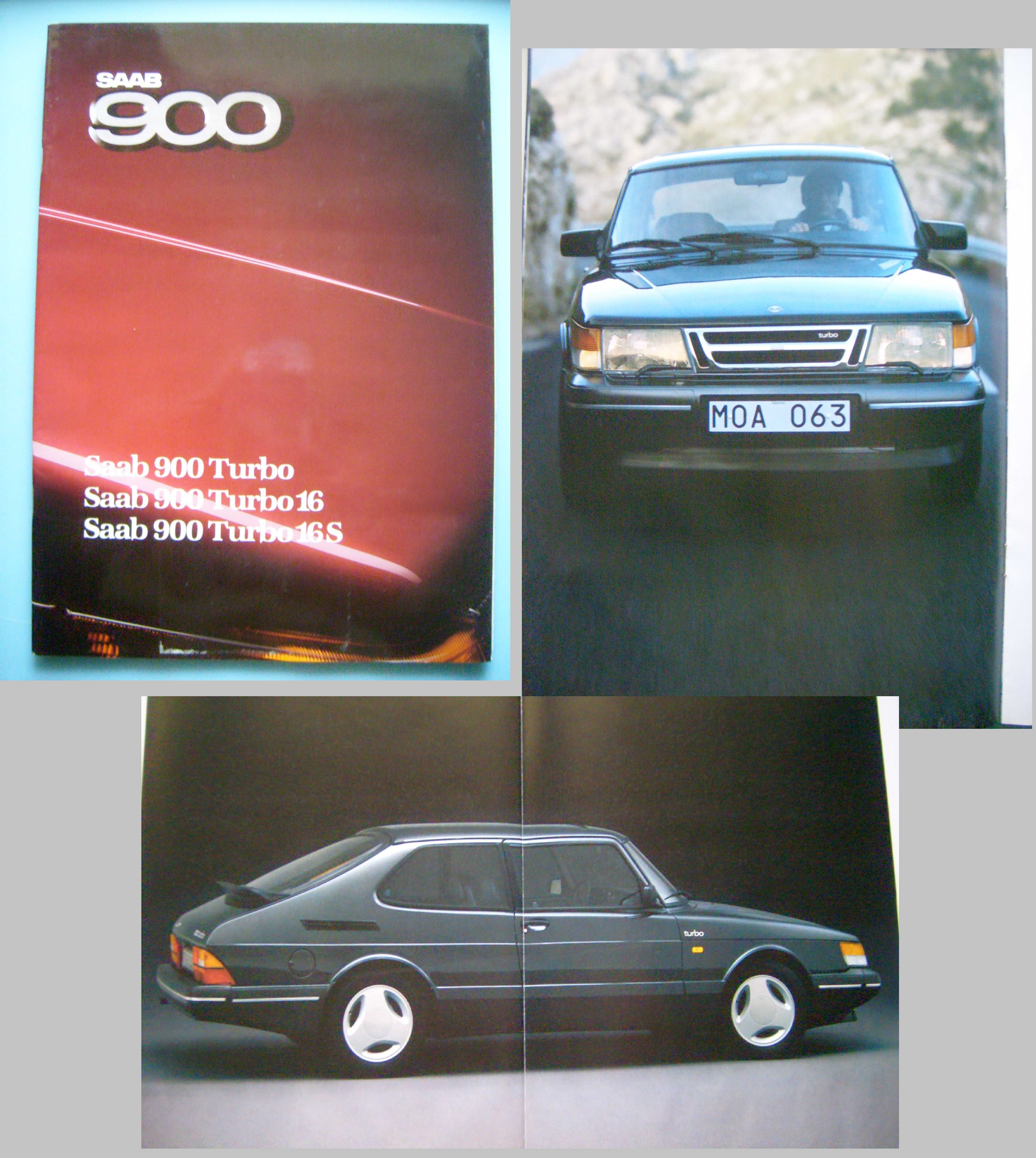 SAAB 900 / Turbo / Turbo 16 / Turbo 16 S * prospekt 1986 GB, 42 strony