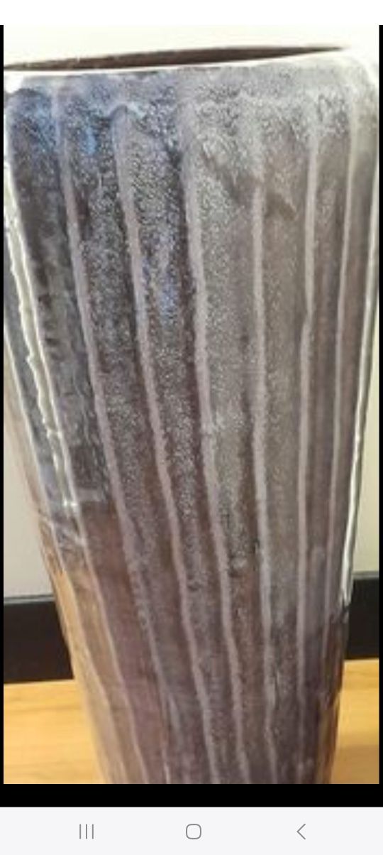 Vaso cerâmico decorativo novo
