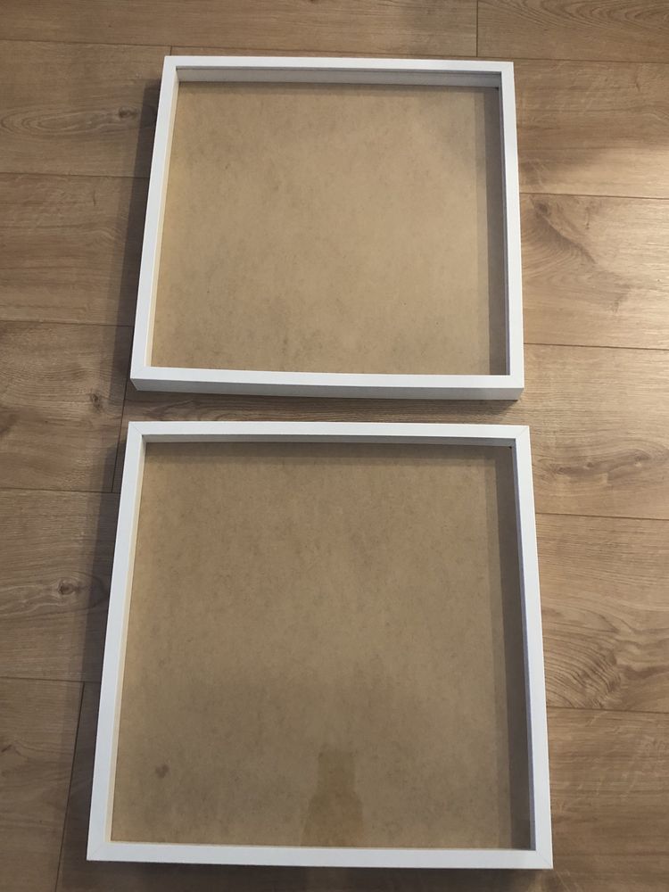 Ikea ribba białe ramki 50 x 50 cm 2 szt