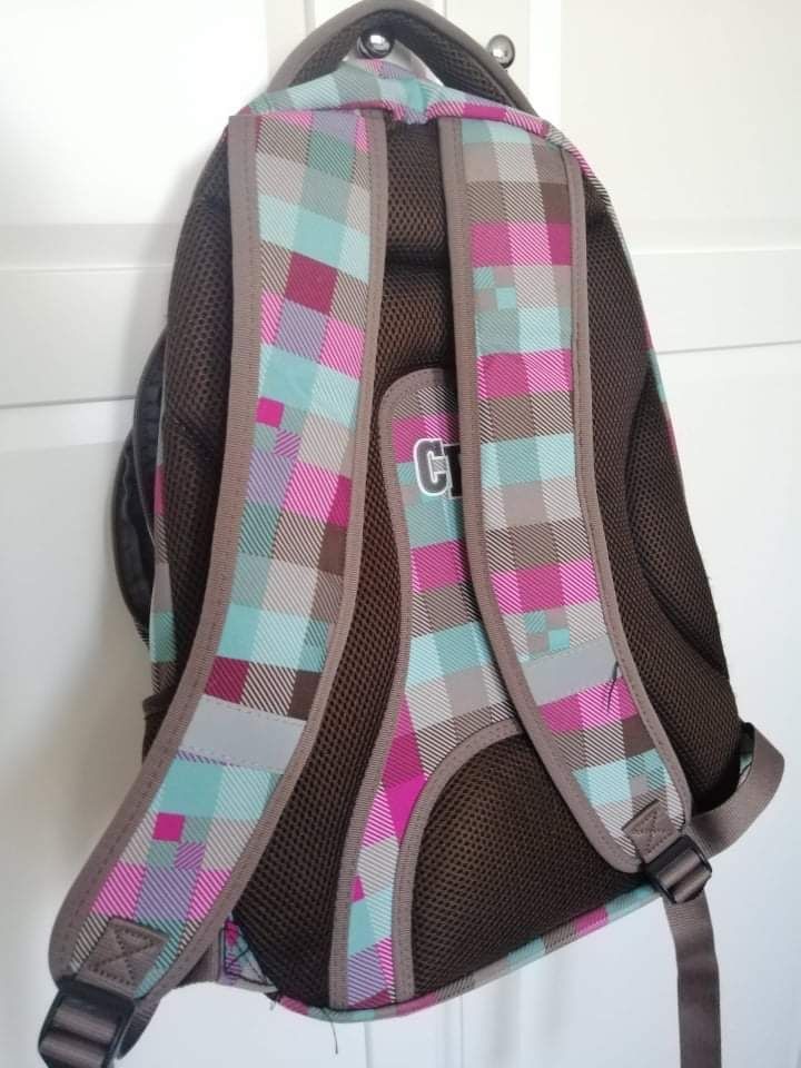 Dziecięcy plecak szkolny w kratę cool pack