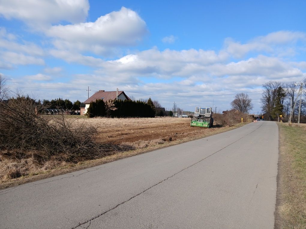 Wycinka drzew czyszczenie działek mulczer koszenie trawy Brzesko