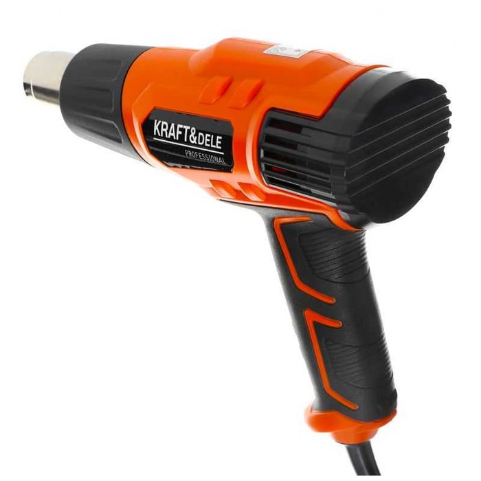 KRAFT&DELE Elektryczna Opalarka 2000w Dysze 2 Biegi Zestaw KD10391