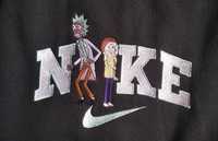 Оверсайз світшот з вишитим логотипом Nike Rick and Morty