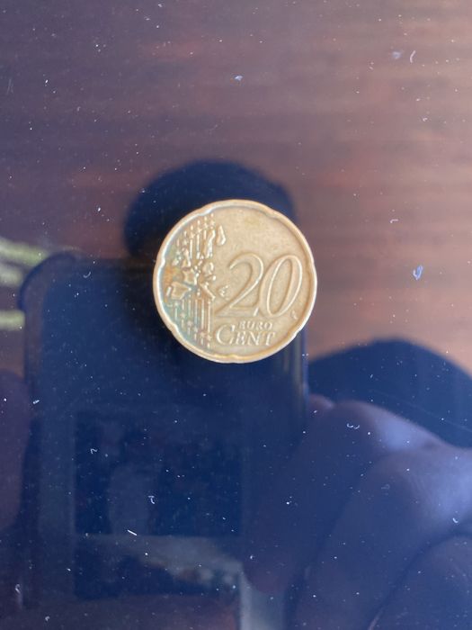 Moeda 20 centimos italiana