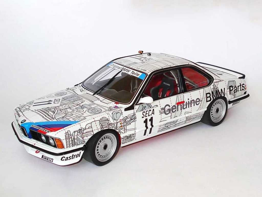 1:18 BMW 635 CSi (E24) Gr.A 24 Stunden Spa 1986 - Autoart 80430145826