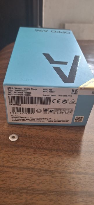 OPPO A96 8G Ram 128G memória