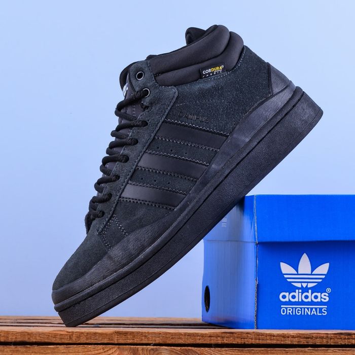 (2029) Зимові  Adidas Campus Чоловічі Кросівки високі сірі (41-46)