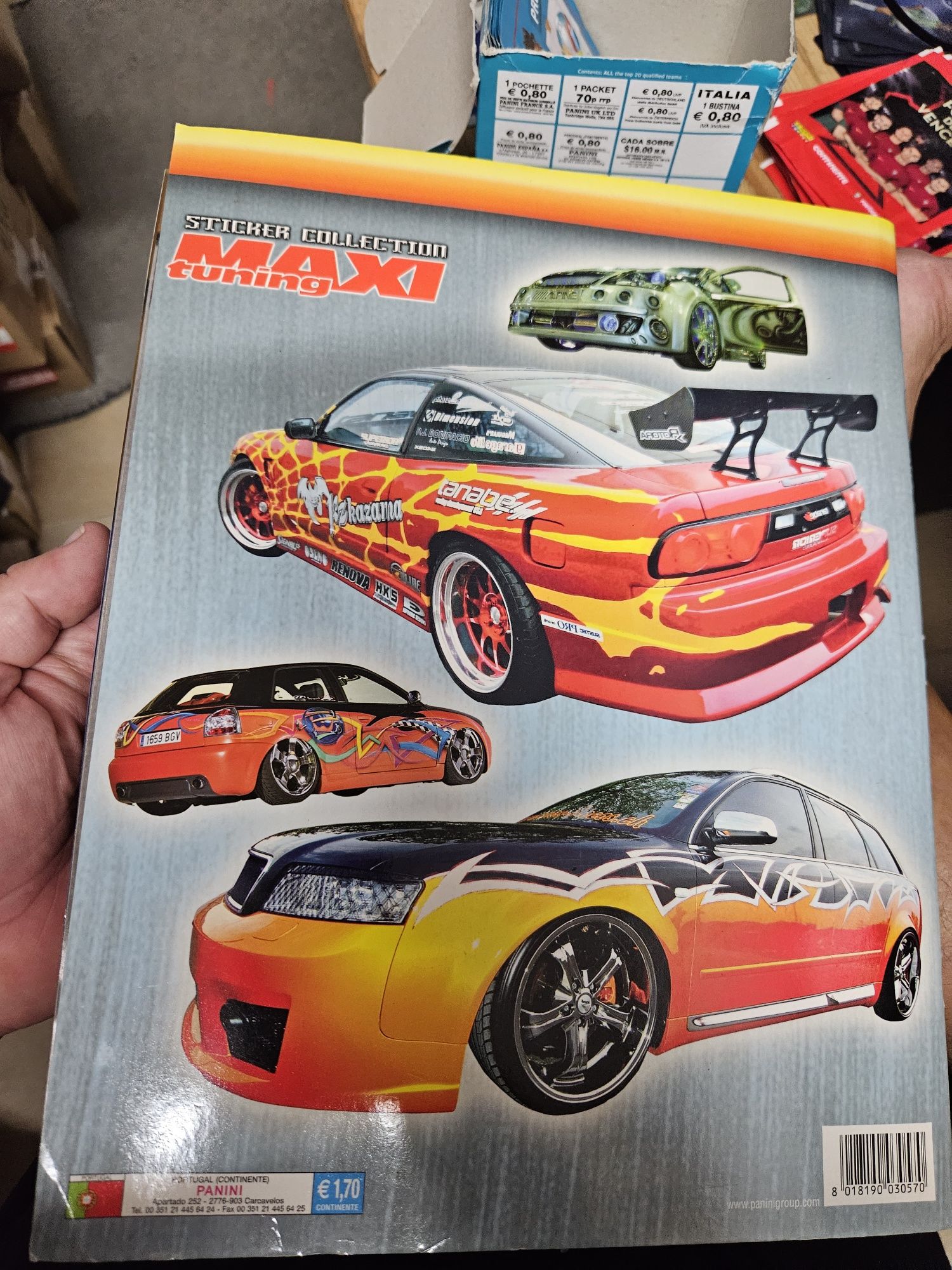 Caderneta completa Maxi Tuning com Poster Central mt boas condições