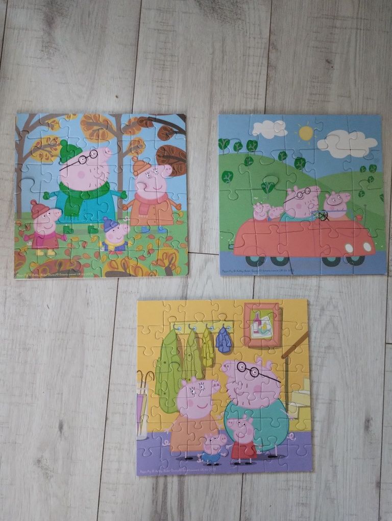 Puzzle Świnka Peppa