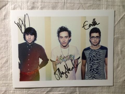 Years and Years oryginalne autografy