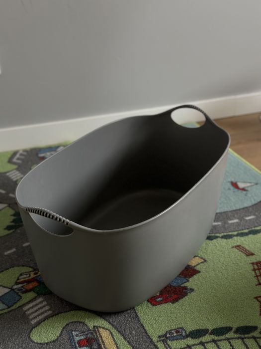 TORKIS – kosz na pranie, Ikea, szary, 35 l