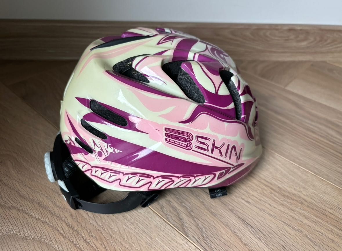 Kask rowerowy dziewczęcy XS z regulacją