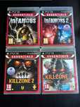 Zestaw InFamous 1 + 2 PS3 / Killzone 2 + 3 PS3