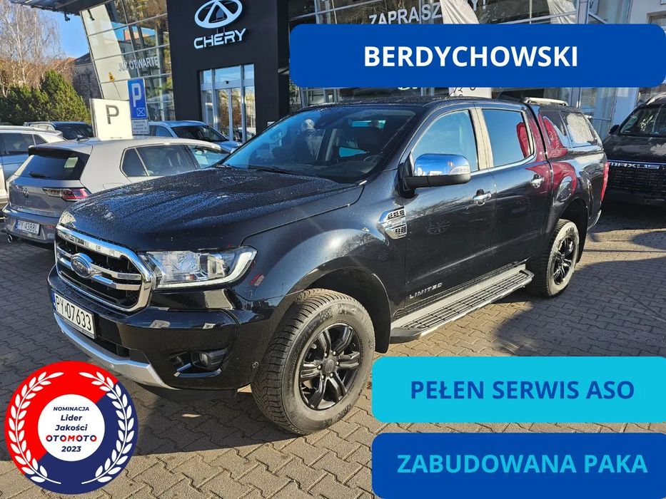 Ford Ranger Salon Polska, 1 Właściciel, Bezwypadkowy, ASO, Limited, Zabudowa!!!