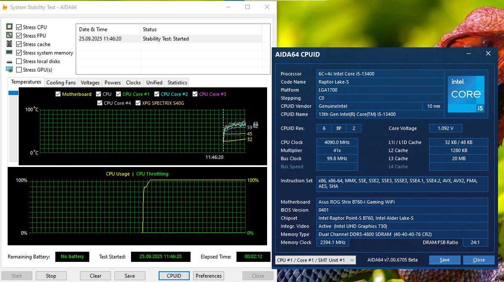 s1700 mini-ITX сет Intel Core i5-13400 з графікою + ASUS ROG. Trade-in