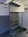 Regał metalowy, przyścienny, solidny 250x100x30 sklepowy, magazynowy