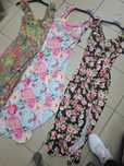 Sukienka midi,kwiaty,lycra