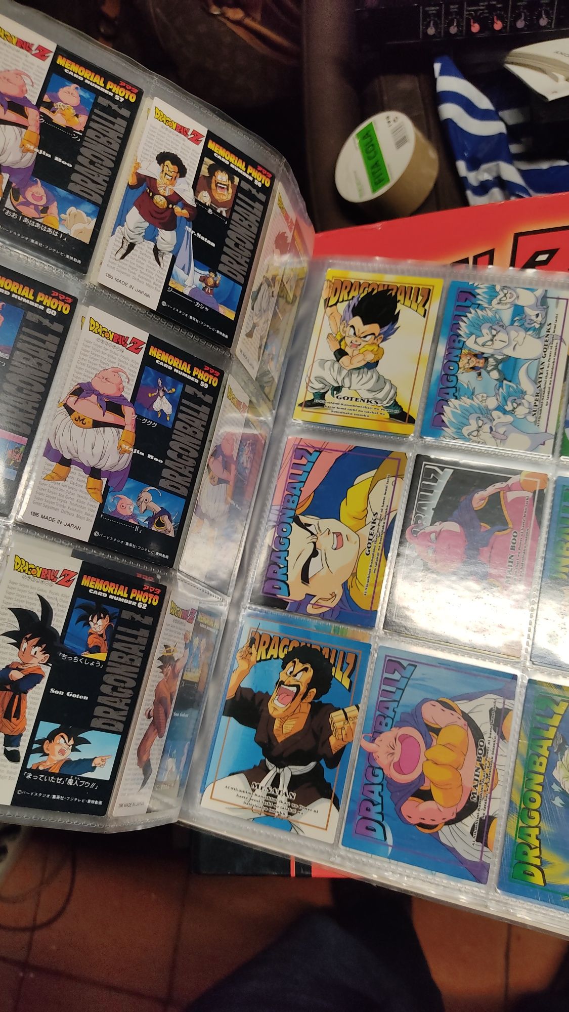 DragonballZ Memorial Photo Cards Amada coleção 1995