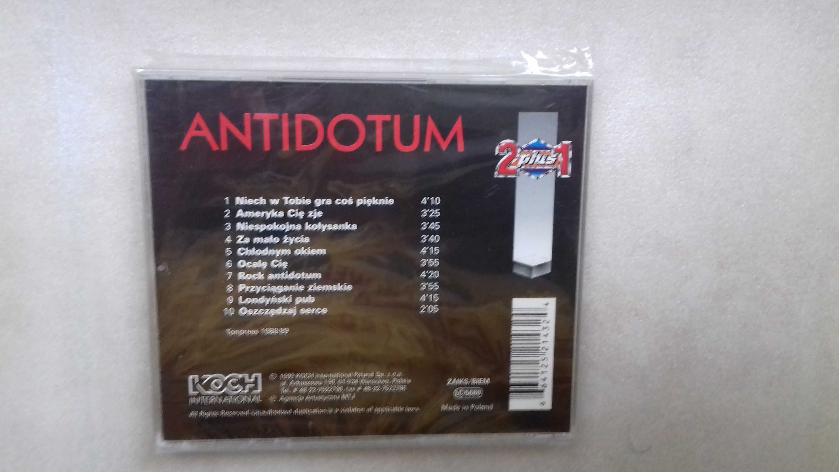 2 Plus 1 2+1 Bez Limitu Antidotum 2 x CD  (komplet) KOCH nowe 1999r.