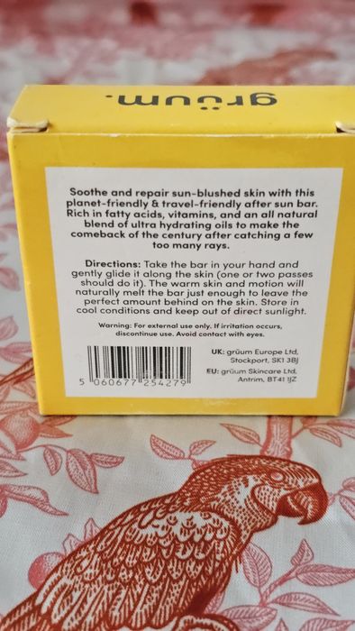 Gruum kostka olejku do twarzy po opalaniu