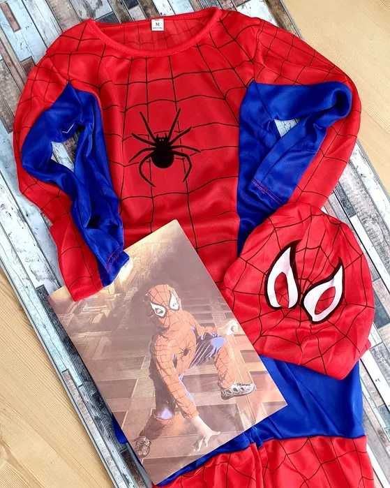 M 110-116 strój przebranie na bal karnawal Spider-Man