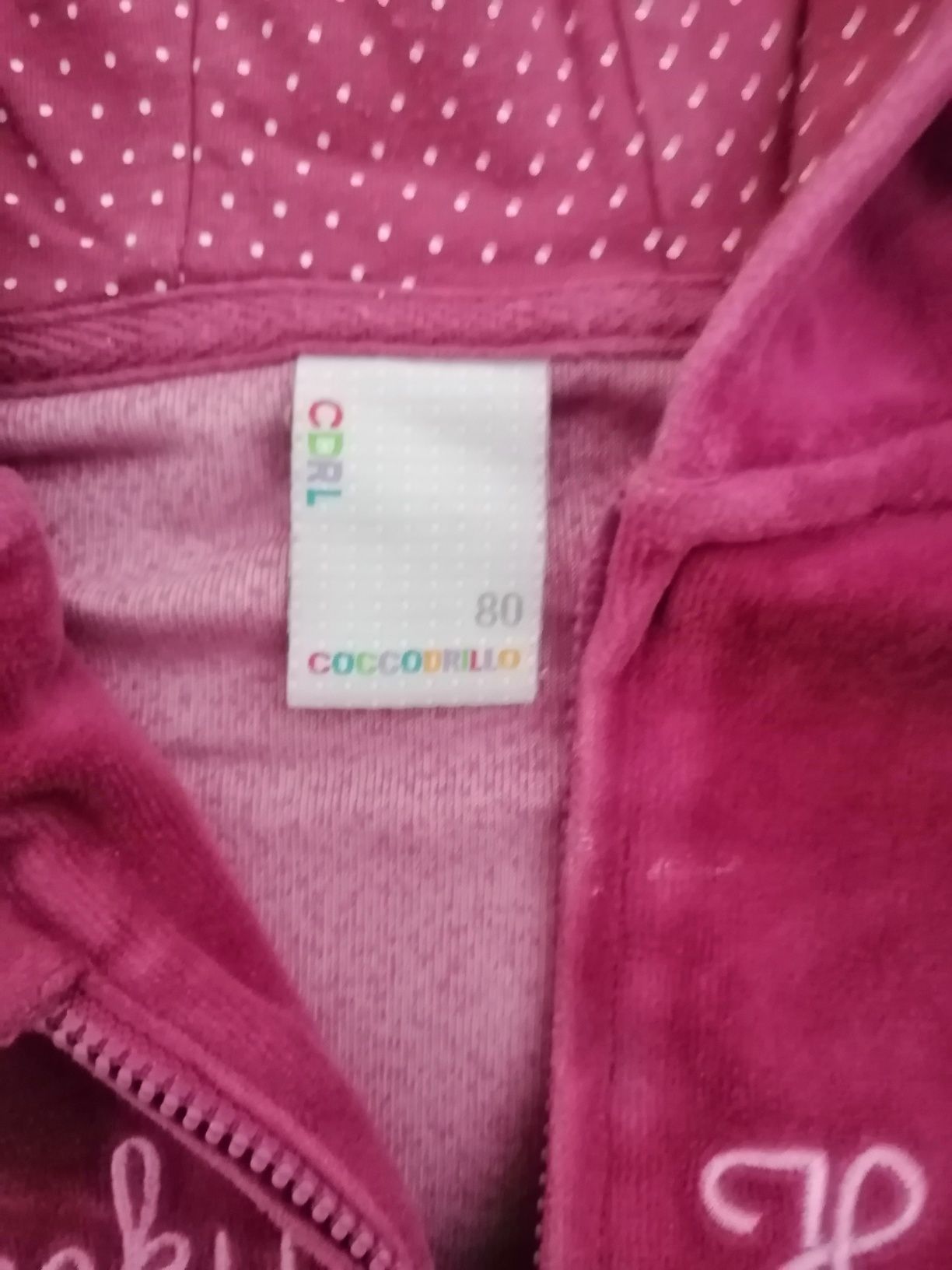 Dres welurowy cocodrillo