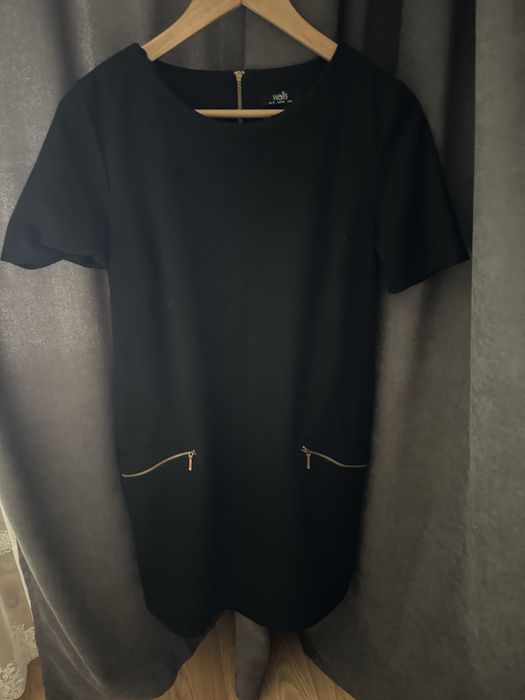 Сукня чорна, плаття на короткий рукав