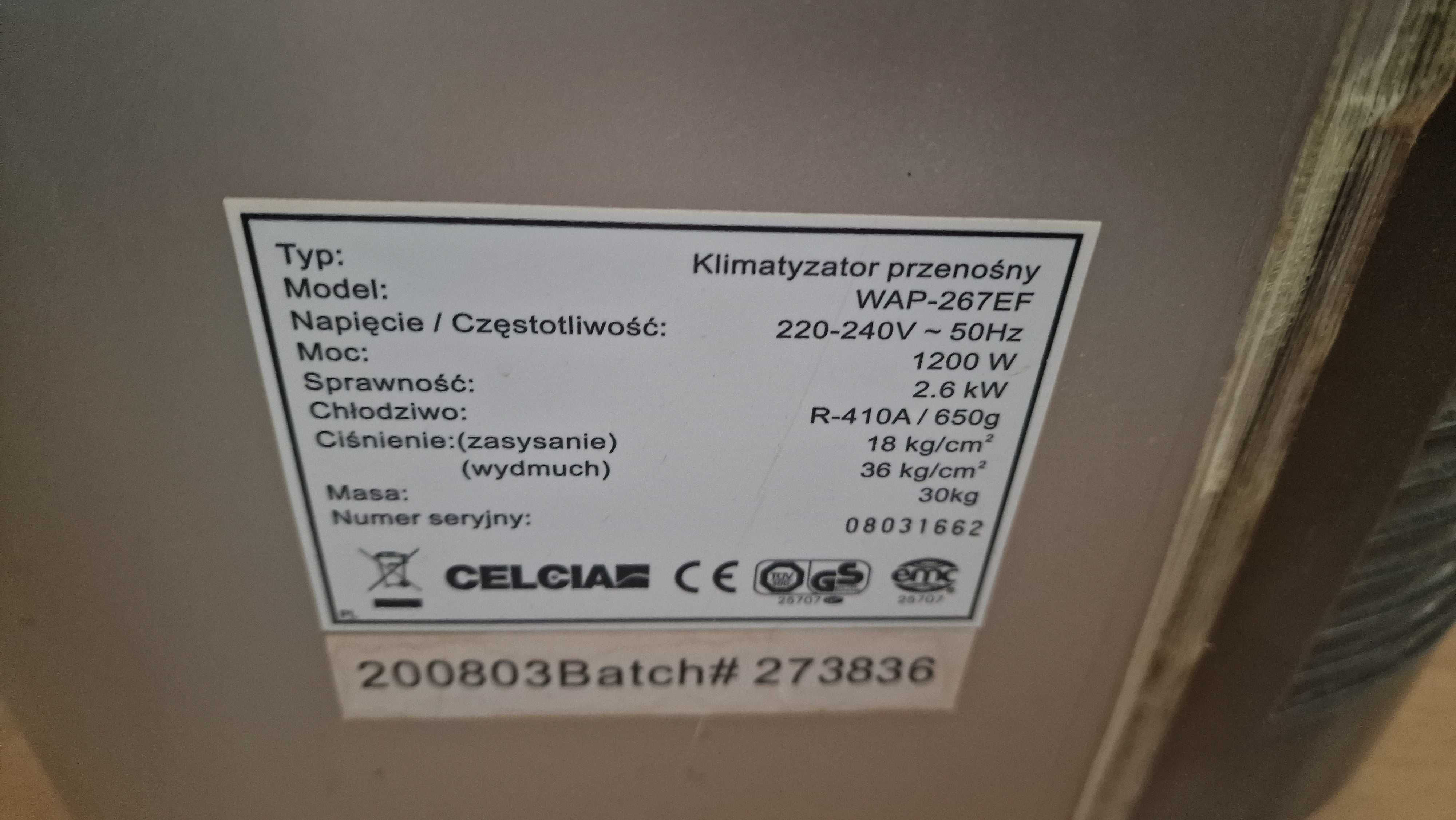 Klimatyzator przenośny i klimator