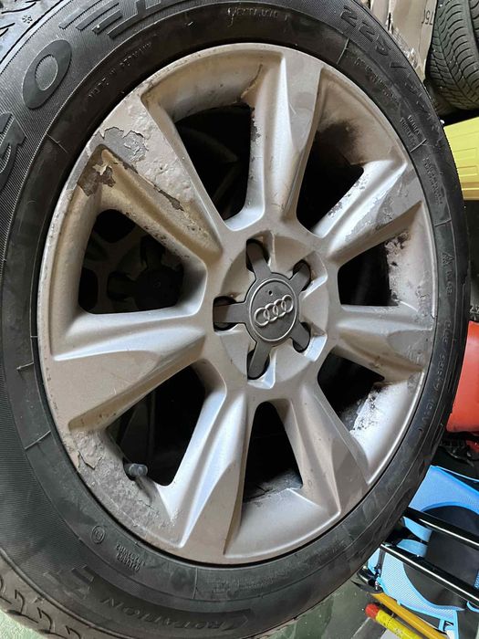 Koła audi 5x112 17 opony zimowe debica 6mm