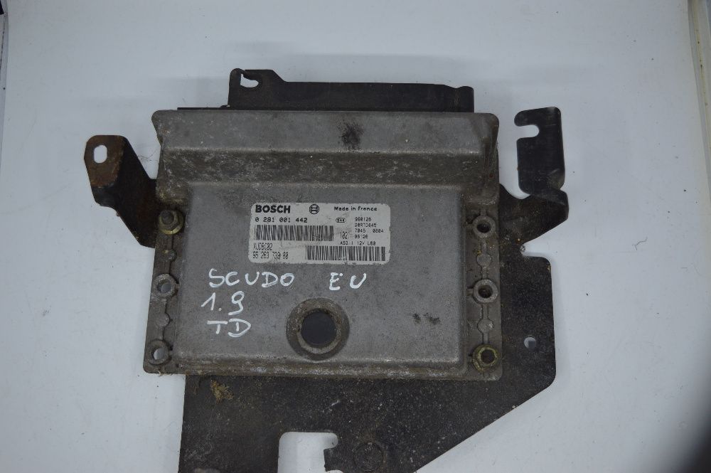 Fiat Scudo Jumpy Expert 95- 1.9 D sterownik komputer silnika Bosch