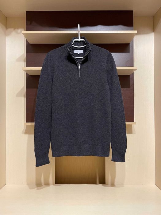 Nigel Hall, 100% мериносова вовна, светр 1/4 Zip