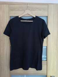 Czarny t-shirt Mohito XL basic koszulka