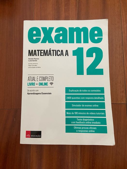 Livro preparação exame Matemática A