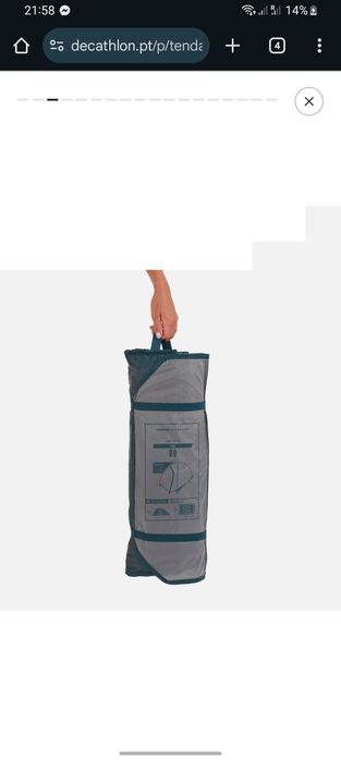 Tenda campismo-2 pessoas