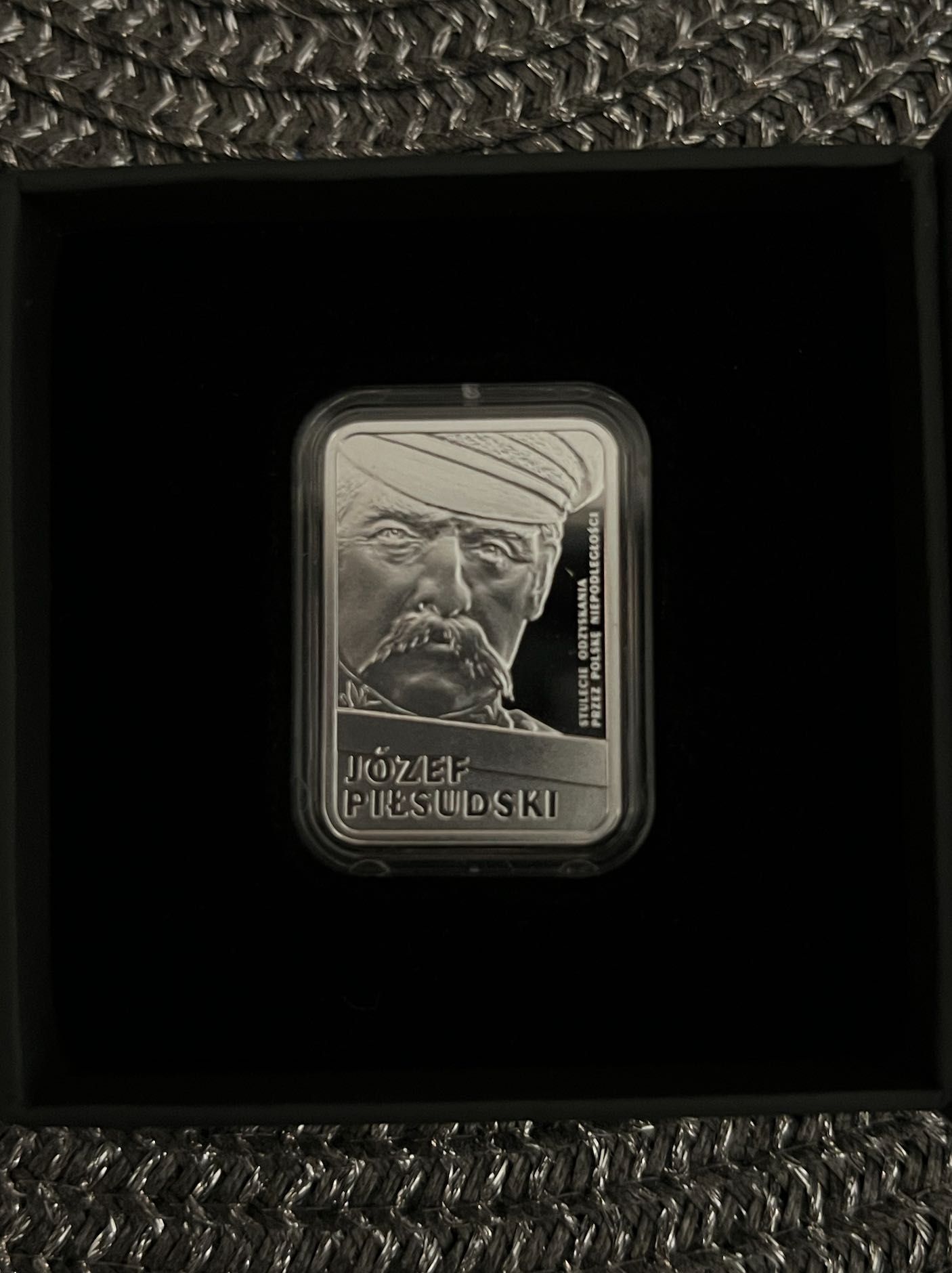 Srebrna moneta - Józef Piłsudskiego - 10 złoty - Stulecie odzyskania N